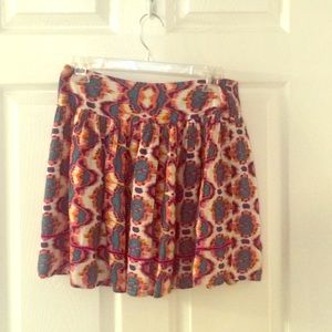Colorful waist skirt