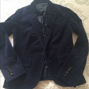 Navy Banana Republic corduroy blazer size 6