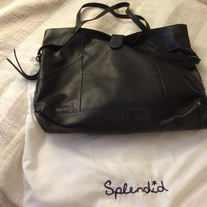 Splendid. Tulum Black Tote Bag BN.