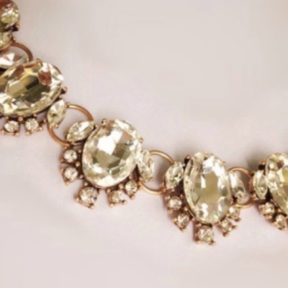 NWT Crystal Collar Statement Necklace - Picture 3 of 4