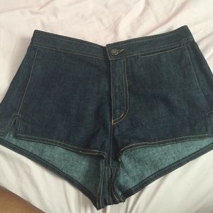 Gucci High Waist Denim Shorts