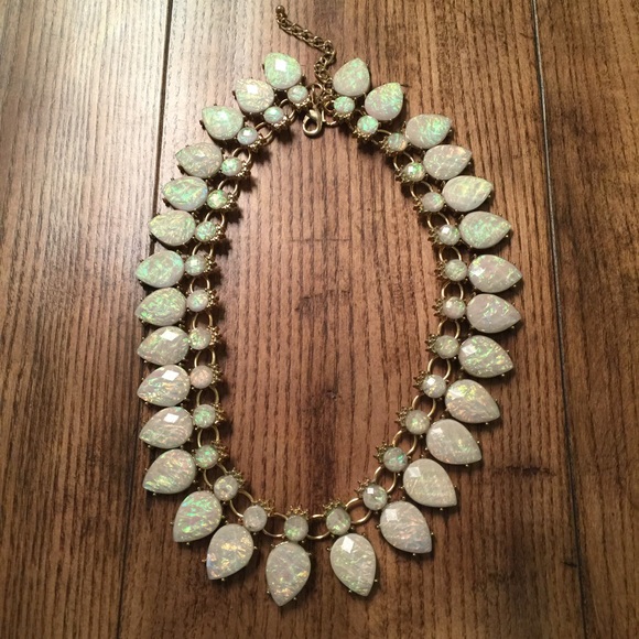 Opal looking iridescent necklace.
