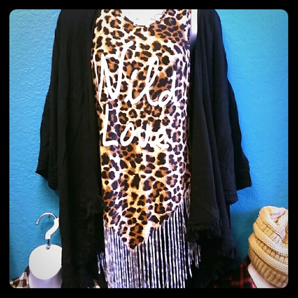 Wild love leopard tank