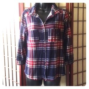 Flannel blouse