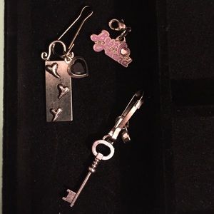 Charms and Pandora bread necklace attachment.