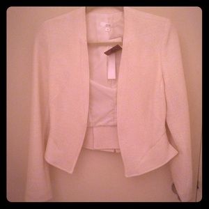DREW White Blazer