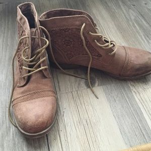 Target leather booties 7.5