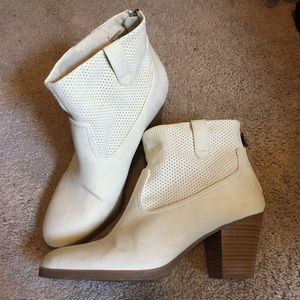 Sam & Libby for Target cream bootie.