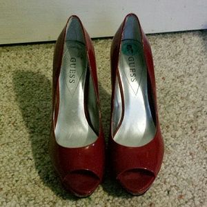 Deep Red High Heels