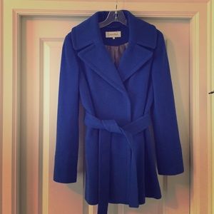 Calvin Klein wool-cashmere blend peacoat