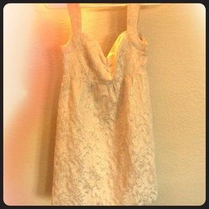 Cream and Gold retro Guess party dress