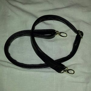 Black shoulder strap for bag