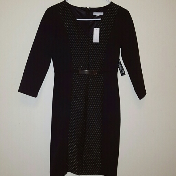NY & Co. Brand New Black and Gold Dress