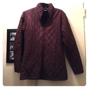 Brown quilted jacket - barely worn