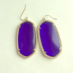 Kendra Danielle cobalt blue earrings