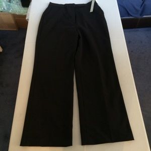Black Wool Blend Dress Pants