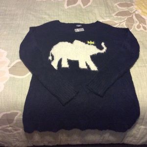Oversized comfy elephant sweater