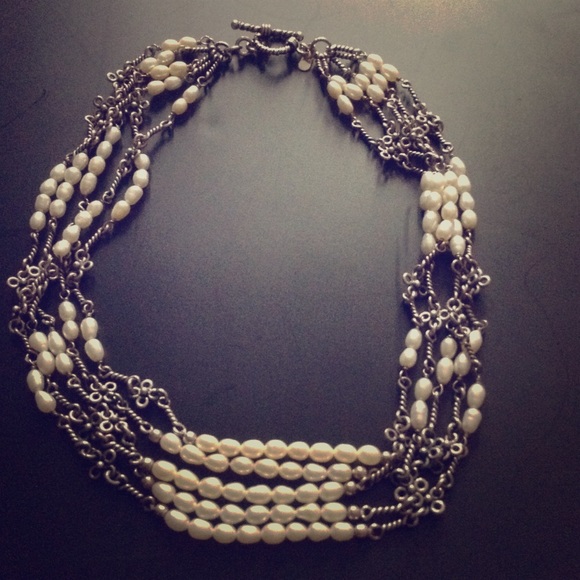 Silpada Freshwater Pearl/Sterling Silver Necklace
