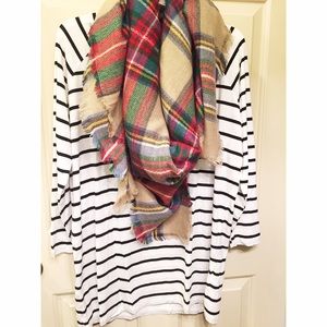 Black and White Stripped Tunic