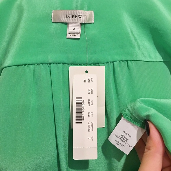 J. Crew 100% Silk Blouse - Picture 3 of 4