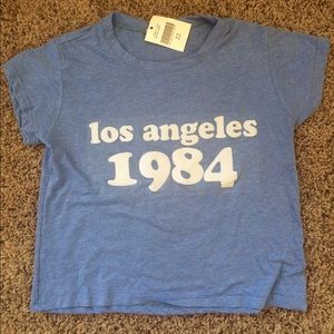 Brandy Melville Cropped Graphic Tee