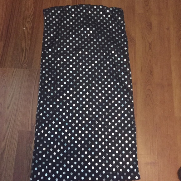 Black and Silver Scarf