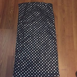 Black and Silver Scarf