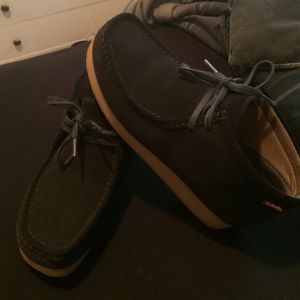 Clark's Wallabies. Charcoal gray