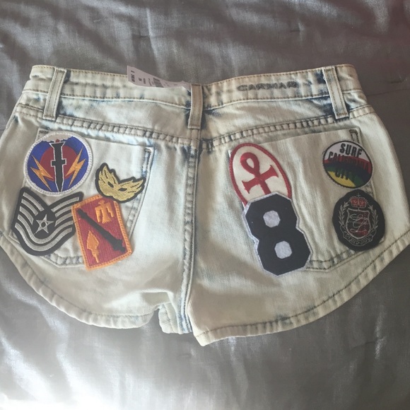 LF Carmar Denim Patch shorts