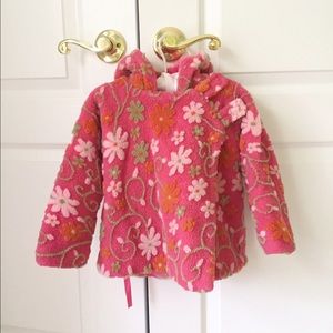 Widgeon pink toddler fleece coat size 2-3