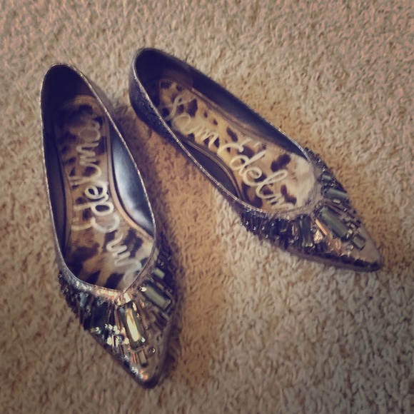 Sam Edelman flats with embellishments