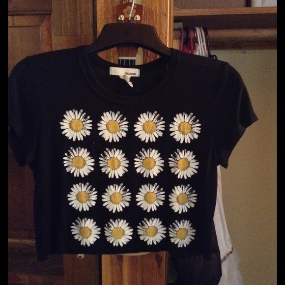 Urban outfitters daisy crop top