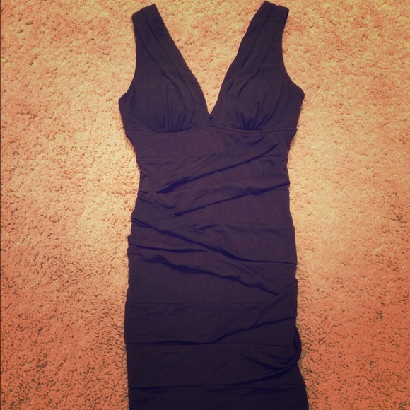 Emerald Sundae Black Dress