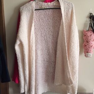 Brand new Hollister ivory knit cardigan