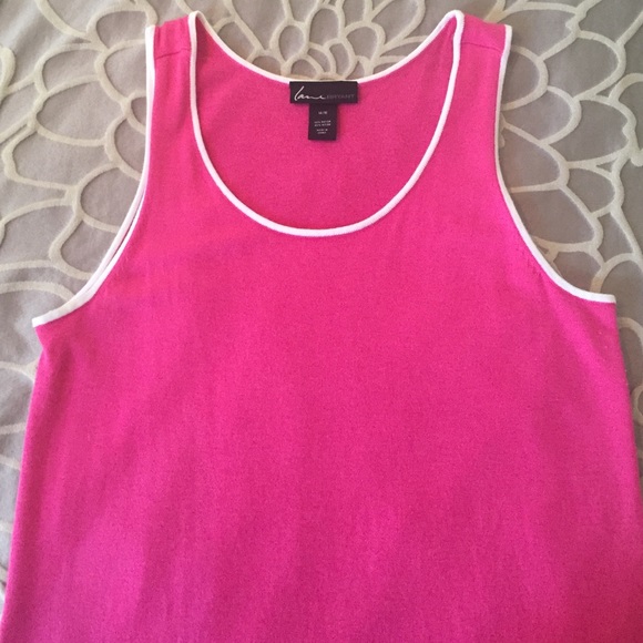Lane Bryant pink sweater tank top, size 14/16