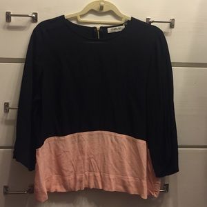 Anthropologie color block top.