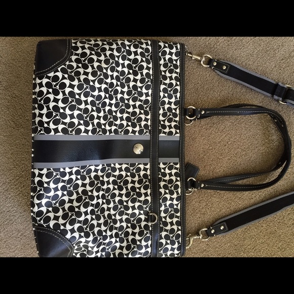 Coach diaper bag.