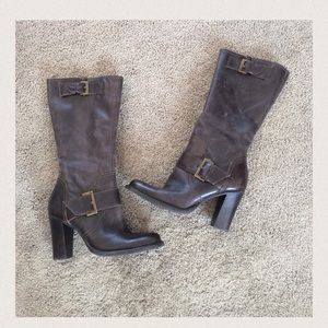 Brown Leather Boots
