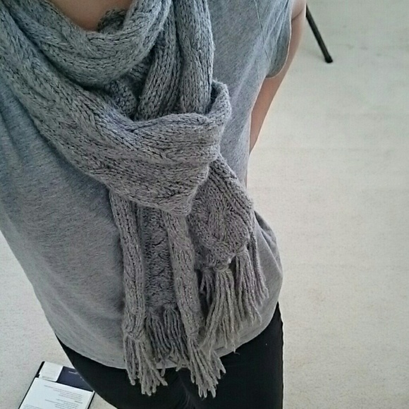 Hollister Wool/Cashmere Scarf (Gray)