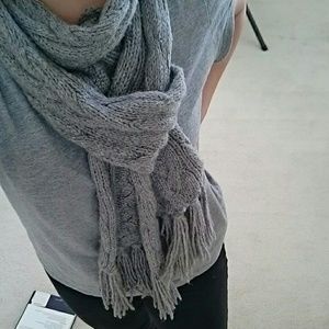 Hollister Wool/Cashmere Scarf (Gray)
