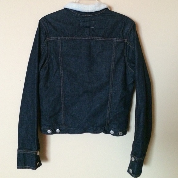 SOLD Rag & Bone fleece denim jean jacket - Picture 3 of 4