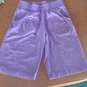 purple shorts