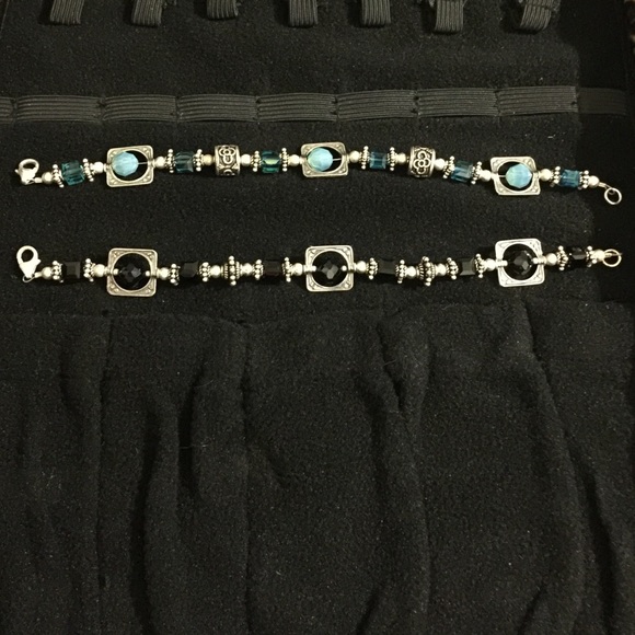 Trendy Fashion Bracelets NWOT Blue and Black