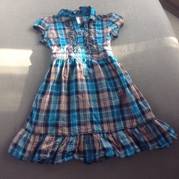 plaid girls dress