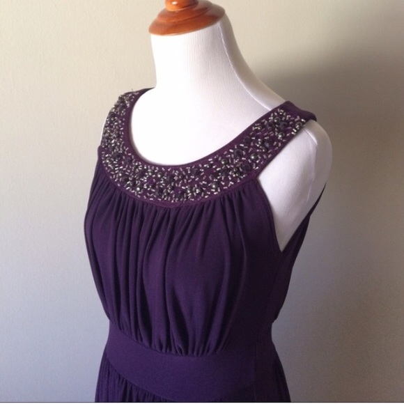 David's Bridal Dresses & Skirts - Jeweled Neck Bridesmaid Dress