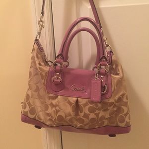 Coach signature collection shoulder bag