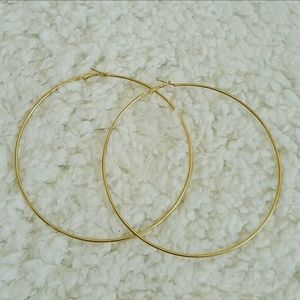 NWOT Large Hoop Earrings