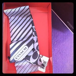 Silk Coach Handbag/Belt/Hair Wrap
