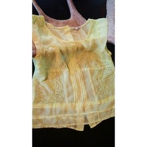 Sheer Embroidered Blouse!