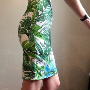 NWT Tropical Palm Skirt